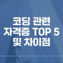 코딩 관련 자격증 TOP 5 핵심 비교와 차이점 정리