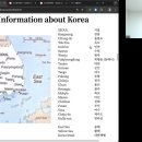 All About Korea: Ch.2-1 General Information of Koreaㅣ조성우(중3)&조현제(초3) 이미지