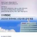 2023년 전주MBC 신입사원 공개 채용 이미지