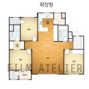 예림공방 | 인테리어 신혼부부고객님네 집 디아망회벽화이트+예림스노우베이지 필름+도배+조명 부분 인테리어 완성
