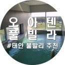 태안 안면도 온수풀 무료 독채 신축 풀빌라 오아텐 풀빌라 A03 내돈내산 후기