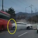 유턴상사유턴주유소지점 | 여기서 불법유턴을?? 음성 24명 탄 통근버스 추락 사고 블박 공개