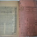 조선민력 (일종의 절기를 표시한 달력) 조선총독부 발행 이미지