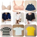 비너스 브라, 솔브 브라, 플라워 뷔스티에, 반팔니트, 크롭반팔 스퀘어넥블라우스, 스트라이프 반팔, 맨투맨 반팔, 탑텐 슬럽티 이미지