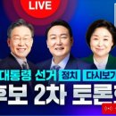 4차 대선토론 하이라이트 영상 이미지