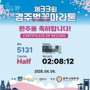 영광세탁소 | 제33회 경주벚꽃마라톤대회｜하프 출전 후기｜보문 하프 코스 후기｜첫 하프 후기｜비오는 날 마라톤 후기