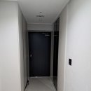 동회동 스위첸 아파트 진출입로 | 동해 프라우드스위첸 현관 아치형 비대칭 유압식 스윙중문 시공