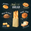 bakery assortment vector pack 이미지