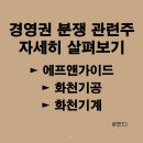 영풍정밀(주) | 경영권 분쟁 관련 주 자세히 봐야겠네,(화천기계, 화천기공, 에프앤가이드 전부 상한가)