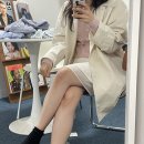 지그재그 추천템 화이트스커트 코디 언더비 Lilly 릴리 스커트 M사이즈 내돈내산 후기