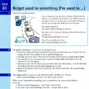 [Unit 61. 62] get/be used to... Verb + preposition+ -ing 이미지