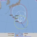 9호,10호태풍 예상진로 및 일본의 미스테리현상 이미지