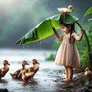 통나무 집 // 다양한 AI 애니메이션 이미지 제작 이미지