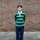 그린 스트라이프 럭비티 디써티원 남자봄코디 아이템 추천