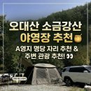 국립공원 야영장 추천｜[오대산 소금강산 야영장] 후기 (명당 자리·예약 팁 정리)🍯🐻