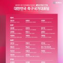 9월 미국 친선 경기에 참가하는 대한민국 남자 축구 국가대표팀 명단 이미지