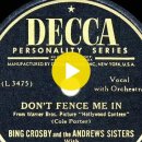 Don't Fence Me In _ Bing Crosby and The Andrews Sisters 이미지