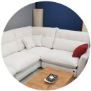 기역(ㄱ)유통 | 크립톤 원단 포그니 코너 소파로 거실을 꽉 채웠어요.