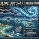 [하와이 날씨(이번주말,5/15~)] 주말까지 폭우·뇌우 주의보! 안전한 주말 보내세요 🙏☔ 이미지