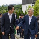 문재인 대통령과 정청래대표, 민주당 지도부 이미지