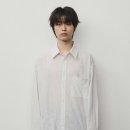 더블유엠씨 보더 체크 셔츠 IVORY | 주말 셔츠 코디에 가로 체크 선이 또렷한 셔츠
