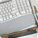 영상솔루션(위더스컴퓨터) | [사무용품/키보드] 로지텍 WAVE KEYS 무선 인체공학 키보드 사용 후기, 손목 보호