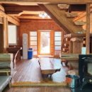 거목 통나무집 이미지