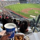 야구장 야외화장실 | [잠실야구] 3루석 시야 후기! 야구장먹방! 샤오마라, bbq치킨, pick bake 에그타르트