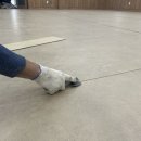 상업용 50 | 교회 예배실 KCC 상업용 장판 웰딩시공 후기 - 센스롱F 다이나 90428B