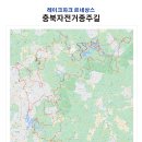 충북자전거종주 1일차 청주시~보은군 실트랙 GPS 이미지