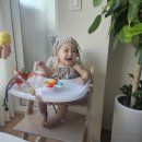 향동건강약국 | [생후 191일~200일] 6개월 예방접종, 큐브공장, 여기저기 돌아다니느라 바쁜 아기, 첫 튀밥, 200일 축하❤️
