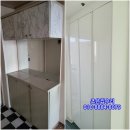 화정마을1단지 부영아파트(북부5차) | 화정 신발장 교체 은빛마을 11단지 깔끔한 화이트 현관 인테리어