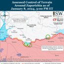 러시아 공세 캠페인 평가, 2024년 1월 8일(우크라이나 전황) 이미지