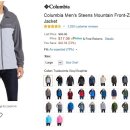 amazon.com) Columbia Men's Steens Mountain Front-Zip Fleece Jacket Color: Tradewinds Grey/Graphite $17.11 이미지