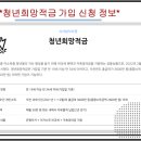 2023 청년희망적금 가입 신청 :: 국민은행 신한은행 우리은행 농협 등 이미지