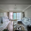 효성철물전기 | 천안 효성 해링턴플레이스 거실 조명인테리어 (실링팬,간접조명)