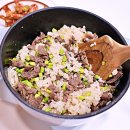 ㈜여주음식산업 | 마늘쫑 소고기 솥밥 레시피 여주쌀 진상미 스타우브 주물 냄비 무쇠 솥밥 하는법