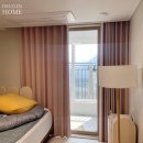 하대동187 | 데코인홈 북면커튼 감계 데시앙 34평, 세미암막커튼으로 답답함이 덜해요! (시공후기)