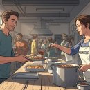 동구무료급식소 이미지