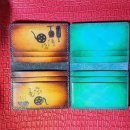 가죽버닝 카드지갑 만들기 이미지