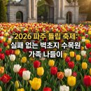 먼치브런치커피 | 제니가 선택한 그곳, 2026 파주 벽초지수목원 튤립축제 직접 가보니 달랐던 점 3가지