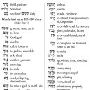 구약성경 히브리어 단어 공부 제 6주차 이미지