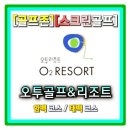안골 오투스크린골프연습장 | 해저드많은맵 페어웨이 좁은맵 오투에서 가장 어려운 함백/태백코스 오투골프&amp;리조트cc