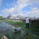 균열보수  재도장공사 및 일부동 옥상방수공사 | 폴리우레아 옥상 방수-대구광역시 남구 대명동 대학교 옥상 방수 공사 현장