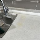 성원광택 | 강동 낡은 주방 상판 대리석 변색 연마 광택 복원