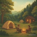 딱!여그서 | 전월산캠핑장 여름 준비 제대로 했네잉~