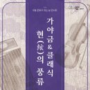 5월 문화가 있는 날 콘서트 - 가야금&클래식 현(絃)의 풍류 이미지