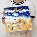 키키플레이앤아트(KiKi Play&Art)학원 | 다정동 미술학원 8월 수업 후기 ('바다' 주제)