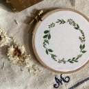 보태니컬 패브릭아트 이미지