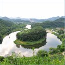 멍애전망대입구(주차장) | 영월 한반도 지형 선암마을 전망대 관광지 주차장에서 거리